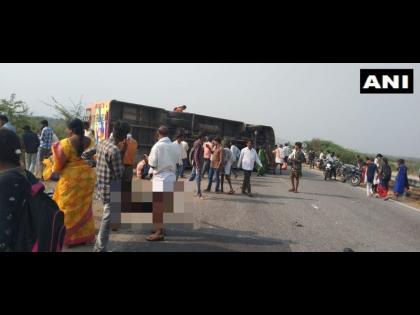 karnataka 60 passengers bus overturned eight dead more than 20 injured | कर्नाटक: 60 यात्रियों से भरी बस पलटी, भीषण हादसे में आठ की मौत, 20 से अधिक घायल