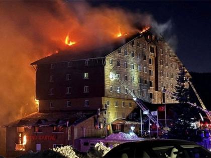 Turkiye ski resort hotel fire least 10 people killed, 32 others injured fire erupts WATCH SEE VIDEO | WATCH Turkiye ski resort hotel fire: 10 की मौत, 32 घायल, 12 मंजिला ग्रैंड कार्तल होटल के रेस्तरां में आग?, घबराहट में इमारत से कूदने से कई मरे Turkiye ski resort hotel fire least 10 people killed, 32 others injured fire erupts WATCH SEE VIDEO | WATCH Turkiye ski resort hotel fire: 10 की मौत, 32 घायल, 12 मंजिला ग्रैंड कार्तल होटल के रेस्तरां में आग?, घबराहट में इमारत से कूदने से कई मरे