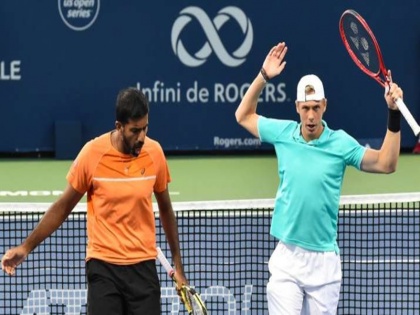 US Open 2020 rohan bopanna denis shapovalov crash out of doubles event | भारतीय फैंस को झटका, रोहन बोपन्ना-डेनिस शापोवालोव की जोड़ी US Open से बाहर