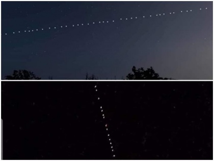 UFOs Aliens Mysterious group lights seen many areas UP Kannauj lucknow malihabad people surprised video photos viral | Watch: यूएफओ या एलियंस? यूपी के कई इलाकों में दिखी रहस्यमयी लकीरें, लोग हुए हैरान, वीडियो हुआ वायरल