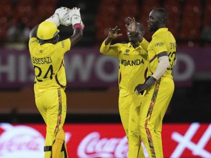 Papua New Guinea vs Uganda, 9th Match T20 World Cup 2024 history winning first-ever Men's Uganda claims first-ever T20 WC victory Papua New Guinea | UGA vs PNG, T20 World Cup 2024: पहली बार रचा इतिहास, पापुआ न्यू गिनी को 77 पर किया ढेर, 10 गेंद पहले 7 विकेट से मारी बाजी, ऐसे किया कारनामा