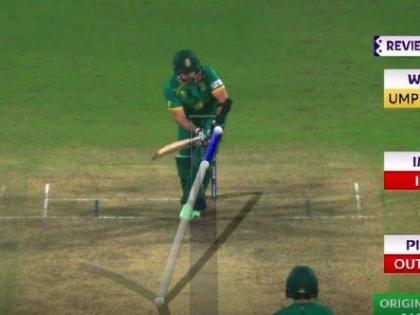 CWC ODI World Cup 2023 'umpire's call' Difference in cricket world two camps result debate social media fans making memes see | CWC ODI World Cup 2023: ‘अंपायर्स कॉल’ परिणाम के मुद्दे पर क्रिकेट जगत दो खेमों में बंटा, सोशल मीडिया पर बहस, मीम्म बना रहे फैंस, देखें