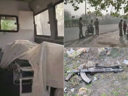 Uttar Pradesh: Criminal with Rs. 1 Lakh reward injured during an encounter with police in Noida, AK 47 confiscated | यूपी: एनकाउंटर में 1 लाख का इनामी बदमाश ढेर, AK-47 बरामद