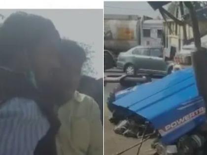 Uttar Pradesh Deputy cm Keshav Prasad Maurya son Yogesh Maurya car collided tractor narrowly survived visit Pitambara Peeth in Datia | उत्तर प्रदेशः उप-मुख्यमंत्री केशव प्रसाद मौर्य के पुत्र योगेश की कार ट्रैक्टर से टकराई, बाल-बाल बचे, दतिया स्थित पीतांबरा पीठ में दर्शन करने जा रहे थे