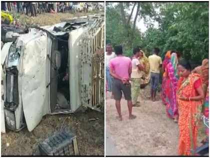 18 people died in two road accidents in UP Pilbhit and hamirpur | यूपी के पीलीभीत में 10 श्रद्धालुओं की मौत, हरिद्वार से गंगा स्नान करा लौट रहा वाहन हुआ दुर्घटनाग्रस्त, 7 अस्पताल में भर्ती, सीएम ने जताया दुख