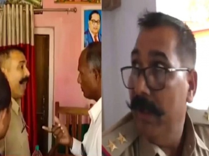 UP mau Policeman retired army official exchange blows video goes viral | ''मारूंगा जूता-जूता'' ये कहते हुए जब थाने में पुलिस ने सेना के अधिकारी को जड़ा थप्पड़, वायरल हुआ वीडियो