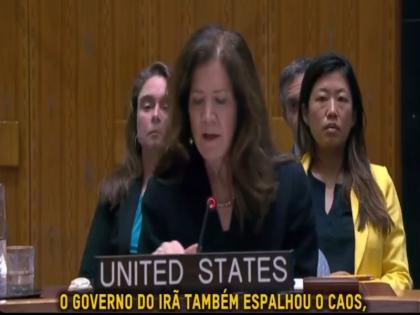 US envoy slips up at UNSC, blames Israel for ‘chaos, terror’ in Middle East | UNSC में अमेरिकी राजदूत की फिसली ज़ुबान, मिडिल ईस्ट में ‘अराजकता और आतंक’ के लिए इजरायल को ठहराया जिम्मेदार | Video US envoy slips up at UNSC, blames Israel for ‘chaos, terror’ in Middle East | UNSC में अमेरिकी राजदूत की फिसली ज़ुबान, मिडिल ईस्ट में ‘अराजकता और आतंक’ के लिए इजरायल को ठहराया जिम्मेदार | Video