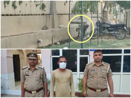 uttar pradesh greater noida man throw drain water on coconut arrested after video viral | UP: नाली के पानी से नारियल धोता था ठेले वाला, वीडियो वायरल होने पर पुलिस ने किया गिरफ्तार