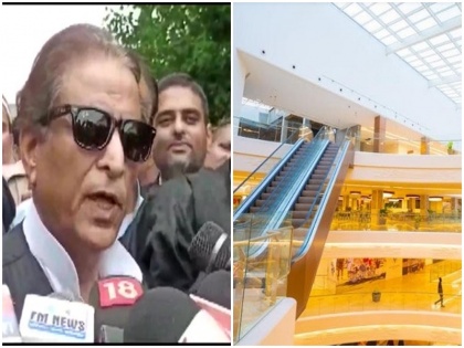 uttar pradesh sp leader Azam Khan allege owner of Lulu Mall raises funds for RSS OP Rajbhar also targeted moradabad | आजम खान बोले- Lulu Mall का मालिक RSS के लिए जुटाता है धन; नहीं बदलेगा मॉल का नाम, कमा रहा है इससे पैसे
