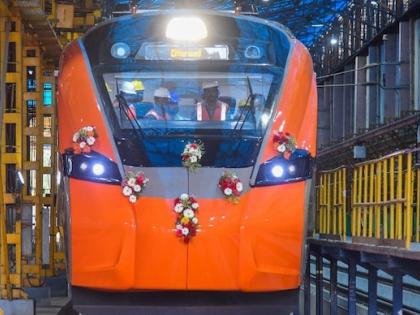 Vande Metro train renamed as Namo Bharat Rapid Rail live updates pm Narendra Modi flag off cover 359 km 5-45 hours start September 17 total journey cost Rs 455 | Vande Metro Rail: भुज-अहमदाबाद वंदे मेट्रो’ का नाम बदला, इस नाम से जाना जाएगा, आखिर क्या है वजह Vande Metro train renamed as Namo Bharat Rapid Rail live updates pm Narendra Modi flag off cover 359 km 5-45 hours start September 17 total journey cost Rs 455 | Vande Metro Rail: भुज-अहमदाबाद वंदे मेट्रो’ का नाम बदला, इस नाम से जाना जाएगा, आखिर क्या है वजह
