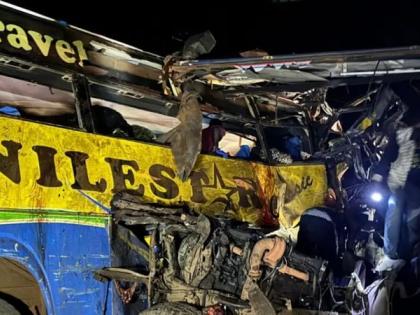 world Big news Several vehicles collided highway Uganda killing 63 gasoline-laden truck exploded in Nigeria, killing 31 and train collision in Ethiopia killed 14 | दुनिया की बड़ी खबरः  युगांडा में राजमार्ग पर कई वाहनों में टक्कर, 63 की मौत, नाइजीरिया में गैसोलीन से भरे ट्रक में विस्फोट, 31 मरे और इथियोपिया में ट्रेन की टक्कर में 14 की मौत