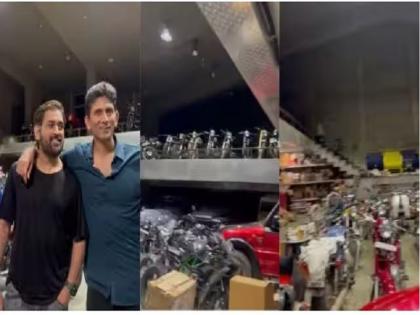 Venkatesh Prasad was surprised to see Dhoni's 'bike collection', said- I have seen the craziest passion in a person | वेंकटेश प्रसाद ने धोनी के 'बाइक क्लेक्शन' दिखाई झलक, हैरान होकर कहा- मैंने किसी व्यक्ति में सबसे पागलपन भरा जुनून देखा