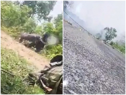 Video surfaced how policeman fight after Chhattisgarh Dantewada Naxalite attack which killed 11 jawan | WATCH: दंतेवाड़ा नक्सली हमले के बाद का वीडियो आया सामने, पूरा इलाका हुआ धुआं-धुआं, देखें कैसे पुलिसकर्मियों ने किया मुकाबला