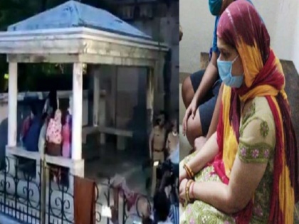 vikas dubey wife angry on media during funeral says Will take revenge kanpur watch video | Video: विकास दुबे के अंतिम संस्कार के दौरान भड़क गई पत्नी ऋचा, कहा- 'जरूरत पड़ी तो बंदूक भी उठाऊंगी, सबक सिखाऊंगी'