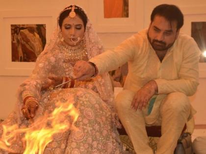 noida 28 year old bride Harshika Yadav marries 54 year old groom Vikas Yadav DP Yadav's son serving 25 years imprisonment in 2002 Nitish Katara murder case | 28 वर्षीय दुल्हन हर्षिका यादव ने 54 वर्षीय दूल्हा विकास यादव से की शादी?, वर्ष 2002 के नीतीश कटारा हत्याकांड मामले में 25 साल कारावास की सजा काट रहा डीपी यादव का बेटा