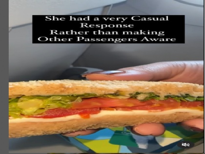 Viral Video Woman finds crawling worm in sandwich in IndiGo flight, you will get goosebumps after watching the video | Viral Video: इंडिगो विमान में सैंडविच में महिला को मिला रेंगता कीड़ा, वीडियो देख खड़े हो जाएंगे आपके रोंगटे