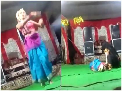 Jammu female artist died due to heart attack during dancing watch video users concern | जम्मू में नाचते-नाचते कलाकार को आया हार्ट अटैक, गिरकर तड़पती रही... लोग तालियां बजाते रहे, हुई मौत, देखें वीडियो
