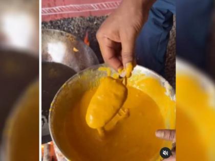 Viral Video Shows Roadside Vendor Making Chocolate Ice Cream Pakoda | Viral Video: क्या आपने खाएं हैं चॉकलेट आइसक्रीम के पकोड़े? देखिए कैसे स्ट्रीट वेंडर ने इसे बनाया, वीडियो वायरल