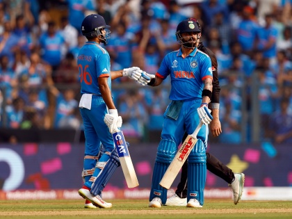 CWC IND vs NZ 2023 Virat Kohli becomes third Indian batter to cross 600 runs in World Cup edition after Sachin Tendulkar (2003) and Rohit Sharma (2019) | CWC IND vs NZ: विश्व कप में 600 रन बनाने वाले तीसरे भारतीय खिलाड़ी, 2003 और 2019 में ये दो प्लेयर कर चुके हैं कारनामा