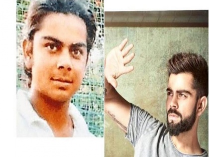 16-year-old Virat Kohli pic goes viral, as Indian captain share his throwback picture | 16 साल के विराट कोहली की तस्वीर हुई वायरल, आपने देखी क्या!