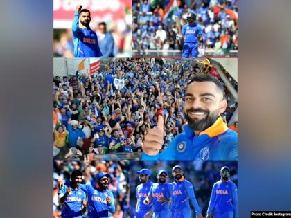 ICC World Cup 2019: Virat Kohli shares video with fans at Manchester after India win over West Indies | IND vs WI: विराट कोहली ने भारत की जीत के बाद हजारों फैंस के साथ शेयर किया वीडियो, कहा, 'आज मैनचेस्टर नीला था'