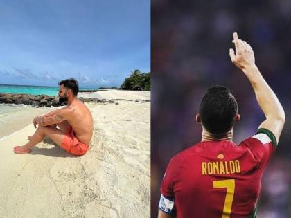 Virat Kohli Pays Tribute To Cristiano Ronaldo After Portugal's FIFA World Cup Exit | विराट कोहली ने क्रिस्टियानो रोनाल्डो लिखा इमोशनल पोस्ट, ट्वीट कर कही ये बात