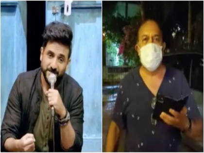 Man sneezes at Vir Das threatens to slap him for not wearing mask | VIDEO: मास्क ना पहनने पर बॉलीवुड एक्टर पर भड़का पड़ोसी, पहले छींका फिर दी थप्पड़ मारने की धमकी