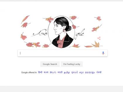 Virginia Woolf 136 Birth Anniversary Google Doodle feminist writers britain | Google Doodle ने इस वजह से से ब्रिटेन की महान लेखिका Virginia Woolf को किया याद Virginia Woolf 136 Birth Anniversary Google Doodle feminist writers britain | Google Doodle ने इस वजह से से ब्रिटेन की महान लेखिका Virginia Woolf को किया याद