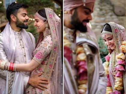 Virushka Marriage Anniversary:विराट और अनुष्का ने शादी की पहली सालगिरह की वीडियो और तस्वीरें शेयर कर दीं एकदूसरे को बधाई
