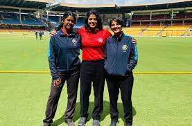 Ranji Trophy Cricket Tournament 2023 vrinda rathi, j narayanan and gayatri venugopalan first female officer debut scorers software engineers and former players | Ranji Trophy 2023: तीन महिला अंपायर ने रचा इतिहास, इन टीमों के साथ रणजी ट्रॉफी में किया डेब्यू, जानिए कौन हैं ये