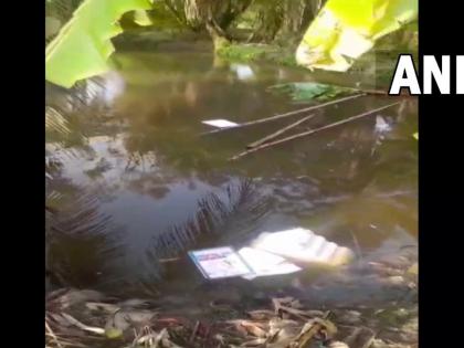 Lok Sabha Elections 2024 Uproar amid voting in West Bengal EVMs found floating in the pond in Jaynagar video viral | Lok Sabha Elections 2024: पश्चिम बंगाल में वोटिंग के बीच बवाल, जयनगर में तालाब में तैरते मिले ईवीएम; वीडियो वायरल Lok Sabha Elections 2024 Uproar amid voting in West Bengal EVMs found floating in the pond in Jaynagar video viral | Lok Sabha Elections 2024: पश्चिम बंगाल में वोटिंग के बीच बवाल, जयनगर में तालाब में तैरते मिले ईवीएम; वीडियो वायरल