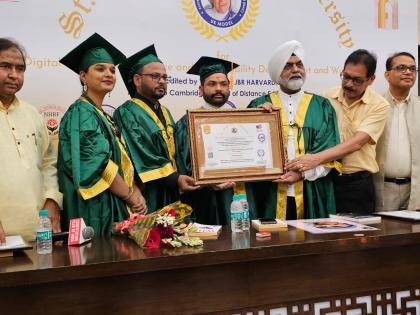 social activist Sunil Kumar Verma Mother Teresa University awarded honorary doctorate  | सामाजिक कार्यकर्ता सुनील कुमार वर्मा को मदर टेरेसा विश्वविद्यालय ने मानद डॉक्टरेट से सम्मानित किया