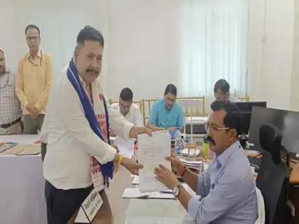 Valmiki Nagar Lok Sabha seat Kokrajhar Assam two-time independent MP Naba Sarania files nomination Sunil Kumar and Deepak Yadav bihar polls | Valmiki Nagar Lok Sabha seat: असम के कोकराझार से दो बार के निर्दलीय सांसद नबा सरानिया ने वाल्मीकि नगर से किया नामांकन, सुनील कुमार और दीपक यादव से टक्कर