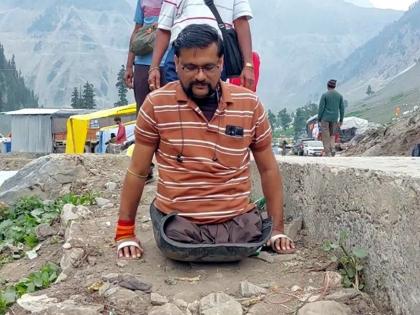 Disability does not come in the way of Anand Singh's love for Lord Shiva | विकलांगता आड़े नहीं आती, भगवान शिव के प्‍यार के समक्ष, ऐसा कर दिखाया जयपुर के आनंद सिंह ने