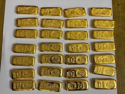 Bihar Crime News 28 gold biscuits seized weighing 3-262 kg, worth Rs 2-34 crore, from Bangladesh to Malda via Patna to be consumed in Muzaffarpur | Bihar Crime News: 28 सोने के बिस्कुट जब्त, वजन 3.262 किलो, कीमत 2.34 करोड़, बांग्लादेश से मालदा वाया पटना, मुजफ्फरपुर में खपाना था...