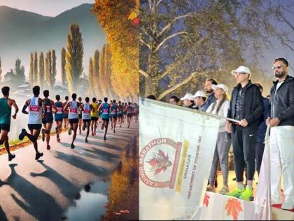 Kashmir Marathon Video peace in Kashmir CM Omar Abdullah and Sunil Shetty flagged off, watch video | Kashmir Marathon Video: कश्मीर में शांति के लिए मैराथन?, सीएम उमर और सुनील शेट्टी ने हरी झंडी दिखाई, देखें वीडियो Kashmir Marathon Video peace in Kashmir CM Omar Abdullah and Sunil Shetty flagged off, watch video | Kashmir Marathon Video: कश्मीर में शांति के लिए मैराथन?, सीएम उमर और सुनील शेट्टी ने हरी झंडी दिखाई, देखें वीडियो