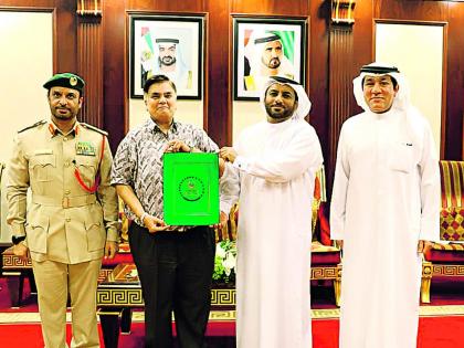 indore Sunil Bhatia honored by Dubai government | सुनील भाटिया को दुबई सरकार ने किया सम्मानित