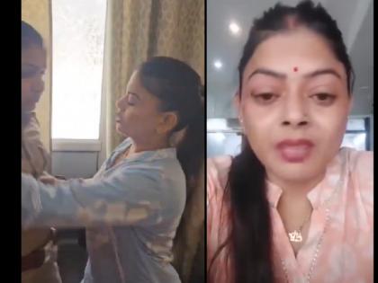 Agra Police Station Video Woman clashed with Female police made video and made her own allegations threatened to commit suicide | VIDEO: थाने में पुलिसकर्मी से भिड़ी महिला, वीडियो बनाकर खुद ही लगाए आरोप; दी आत्महत्या की धमकी
