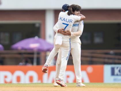 IndW vs SAW LIVE Score, Day 4 one-off Test 4 days 1279 runs 26 wickets 1 double and 3 centuries India defeat South Africa captured series 1-0 sneh Rana took 10 wickets | India Women vs South Africa Women one-off Test: 4 दिन, 1279 रन, 26 विकेट, एक दोहरा और 3 शतक, दक्षिण अफ्रीका को हराया, सीरीज पर 1-0 से कब्जा, राणा ने झटके 10 विकेट