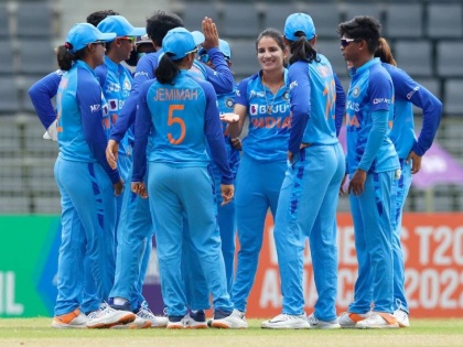 India beat Thailand by 74 runs to enter women’s Asia Cup final | महिला एशिया कप के फाइनल में पहुंची भारतीय क्रिकेट टीम, थाईलैंड को 74 रनों से हराया
