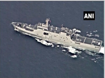 Indian Navy’s P-8I spy planes successfully track Chinese amphibious warship Xian-32 in Southern Indian Ocean Region | हिन्द महासागर में दिखाई दिए चीनी युद्धपोत, भारतीय नौसेना के विमान से क्लिक की गई तस्वीरें
