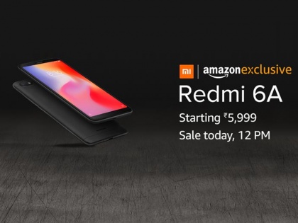 Xiaomi Redmi 6A Sale in India Today on Amazon and Mi.com | Xiaomi Redmi 6A की आज है सेल, इन ऑफर्स के साथ यहां हो रही बिक्री