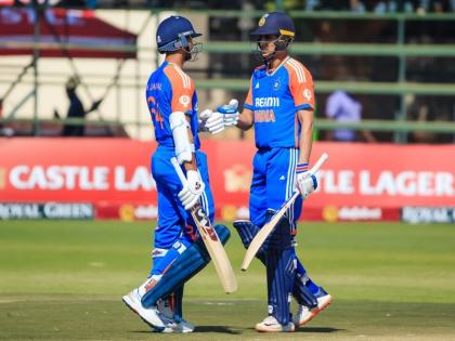 IND vs ZIM, 4th T20I: India won the series 3-1 against Zimbabwe, defeated the visiting team by 10 wickets | IND vs ZIM, 4th T20I: जिम्बाब्वे के खिलाफ भारत ने 3-1 से जीती सीरीज, मेज़बान टीम को 10 विकेट से हराया, जायसवाल और गिल ने खेली अर्धशतकीय पारी