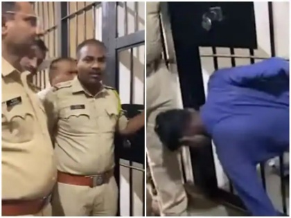 viral video shows how a pune criminal escaped from jail without breaking Chakan police station lockup internet users reacts | देखें बिना लॉकअप का ताला तोड़े जेल से कैसे भाग निकला शातिर अपराधी, भागने का ट्रिक जानकर पुलिस के उड़ गए होश