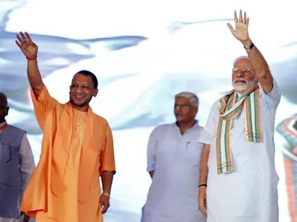 up news Govt teacher ajit yadav suspended indecent remarks PM Modi CM Yogi flouting model code conduct accused promoting political party | PM Modi-CM Yogi पर अभद्र टिप्पणी करने वाला सरकारी शिक्षक पर हुई कार्रवाई, राजनीतिक दल के लिए प्रचार-प्रसार करने का भी लगा आरोप up news Govt teacher ajit yadav suspended indecent remarks PM Modi CM Yogi flouting model code conduct accused promoting political party | PM Modi-CM Yogi पर अभद्र टिप्पणी करने वाला सरकारी शिक्षक पर हुई कार्रवाई, राजनीतिक दल के लिए प्रचार-प्रसार करने का भी लगा आरोप