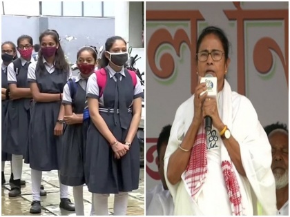 बंगाल स्कूल वर्दी विवाद: सीएम ममता ने बताया 'बिस्वा बांग्ला' लोगो को सरकार  का ब्रांड, कहा टीएमसी से नहीं है कोई लेना देना