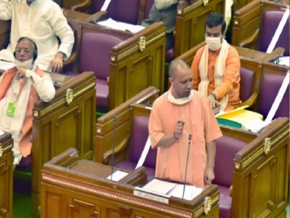 CM Yogi Adityanath comment on aap leader sanjay singh over covid-19 in up assembly | सीएम योगी का AAP नेता संजय सिंह पर तंज, कहा- दिल्ली का नमूना UP आकर पूछता है कि कोरोना पर क्या किया?