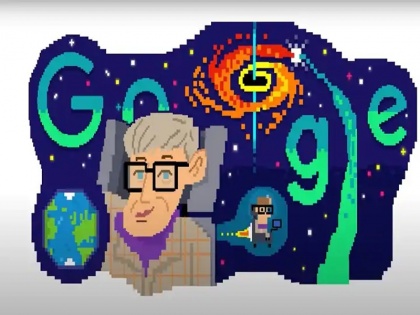 today is Stephen Hawking 80th birthday this is how tech comp google doodle pay tribute to great scientist watch video | आज का Google डूडल मशहूर वैज्ञानिक स्टीफन हॉकिंग के नाम, देखिए गूगल ने कैसे मनाया इस विज्ञानी का 80वां जन्मदिन