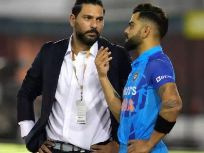 IND vs AUS Virat Kohli, Yuvraj Singh catch up, have lengthy conversation ahead of Mohali T20I - watch | INDvAUS: ऑस्ट्रेलिया के खिलाफ पहले T20I मैच से पहले युवराज सिंह और विराट कोहली के बीच हुई बातचीत, देखें वीडियो