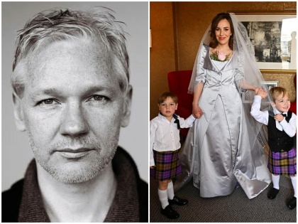 WikiLeaks founder Julian Assange marries lawyer fiancee Stella Moris high security london prison wife appeals donate money fight case gifts | विकीलीक्स के संस्थापक जूलियन असांजे ने हाई सिक्योरिटी जेल में किया वकील-मंगेतर से शादी, पत्नी द्वारा गिफ्ट्स के बजाय केस लड़ने के लिए पैसे दान देने की अपील